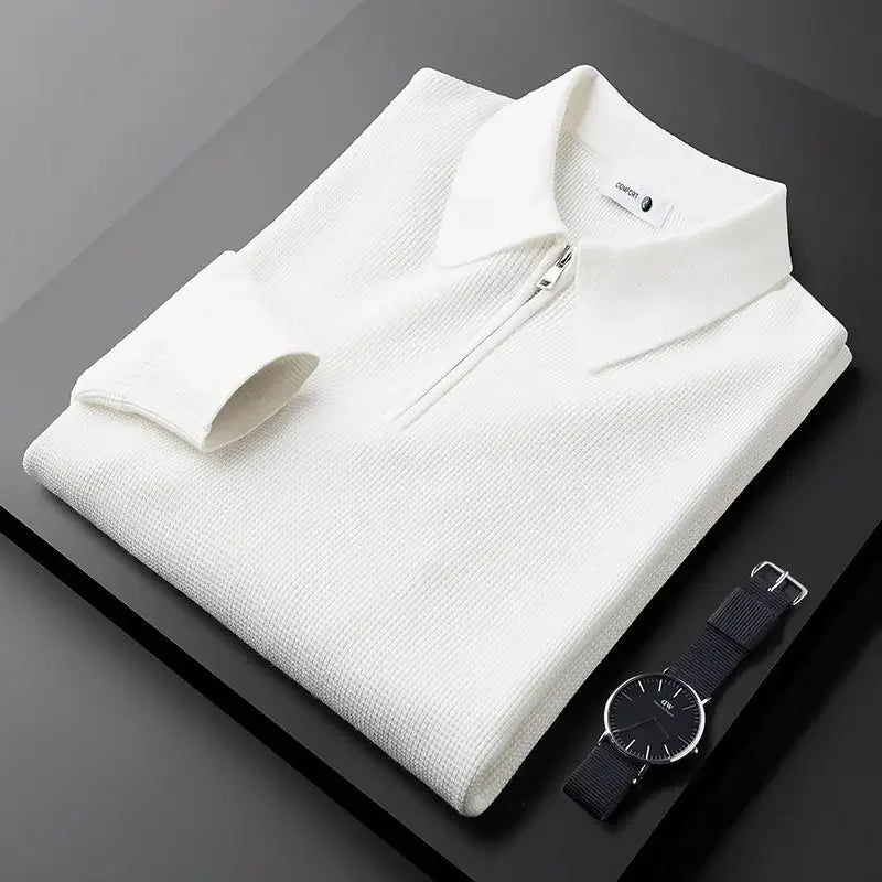 Hampton Waffle Knit Shirt — Allyours Closet (view 3)