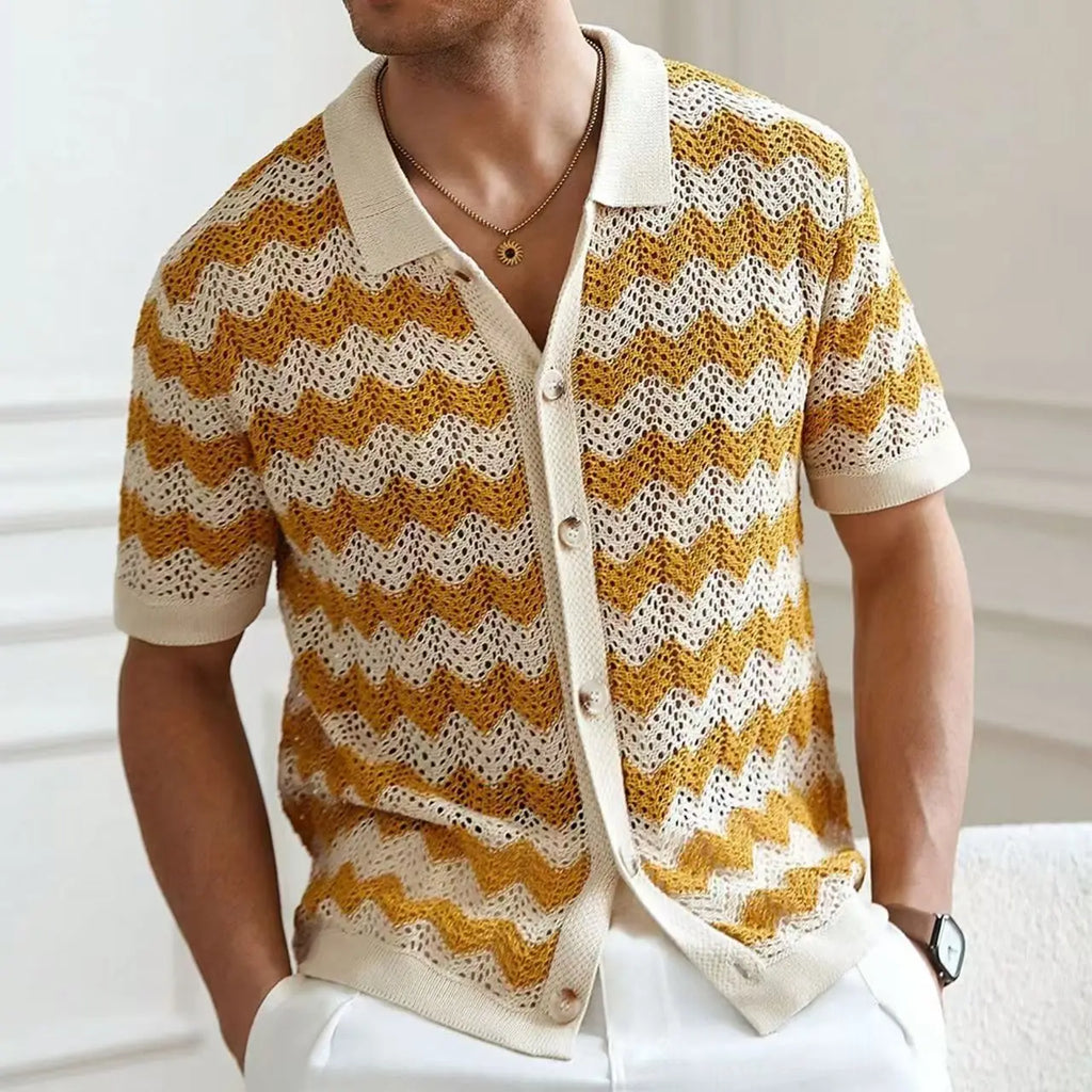 Palmero Knit Button Up — Allyours Closet (view 5)