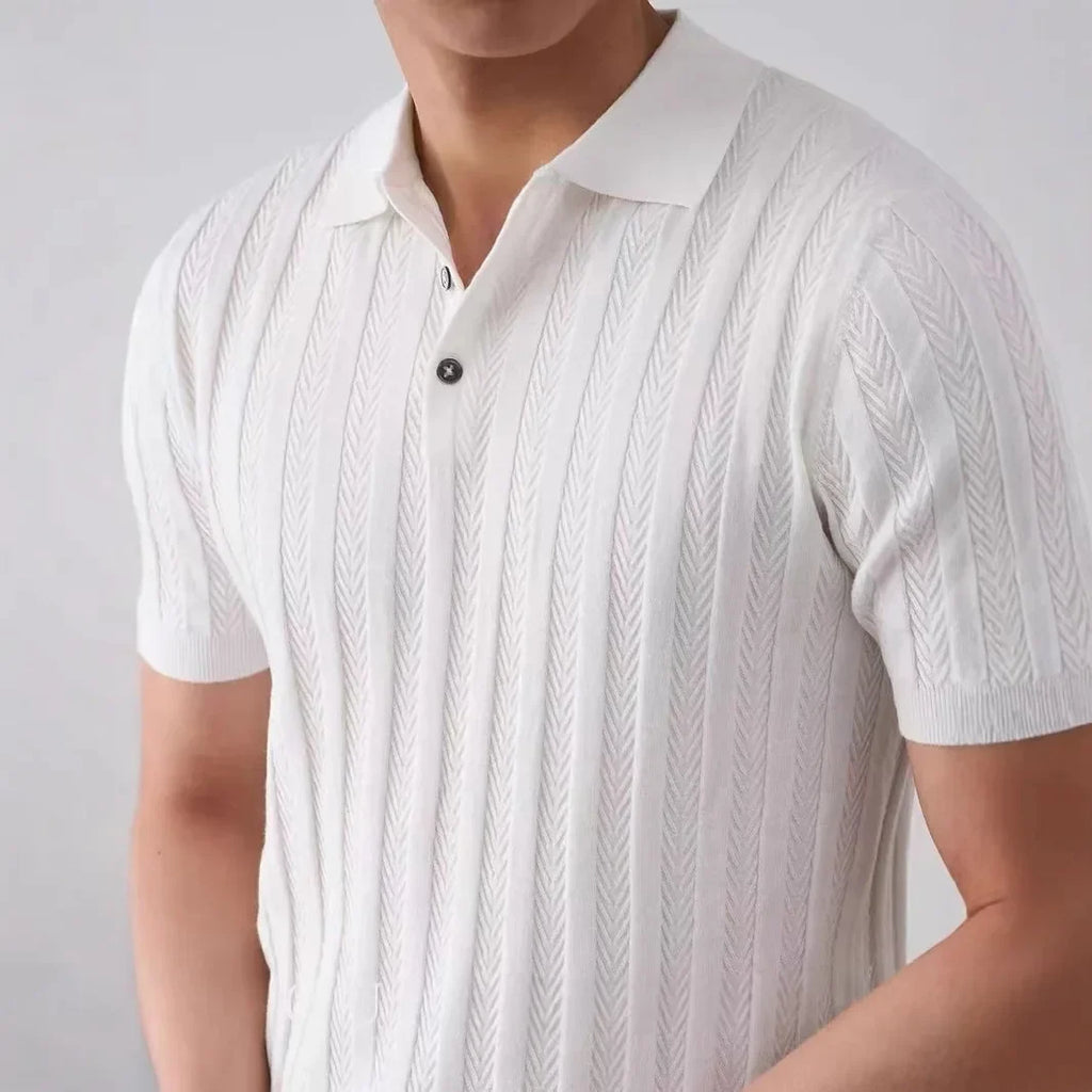 Fairmont Knit Polo — Allyours Closet (view 3)