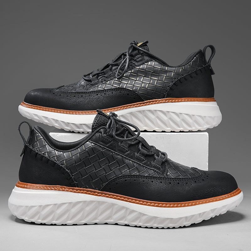 Axis Leather Sneakers — Allyours Closet (view 11)