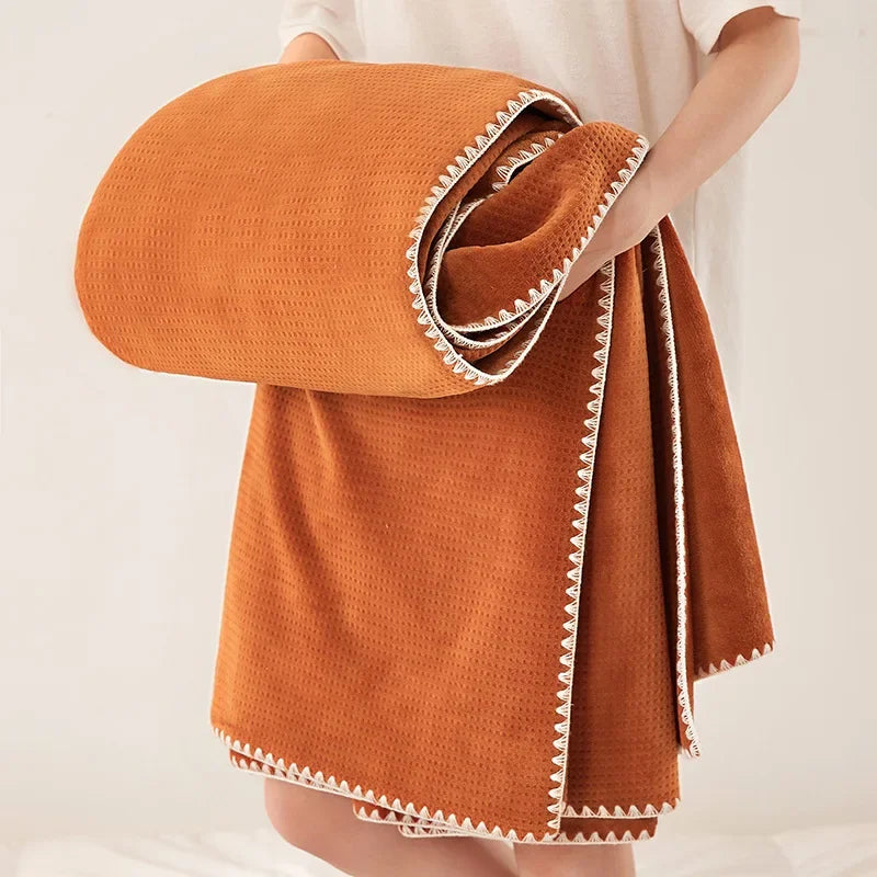 Arden Waffle Knit Blanket — Allyours Closet