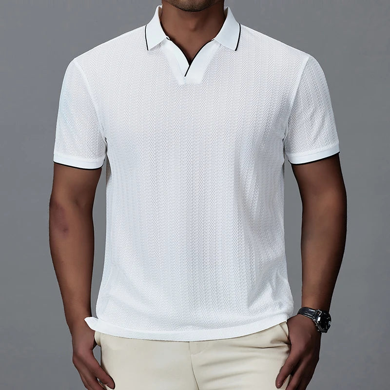 Luca Milano Knitted Polo — Allyours Closet (view 10)