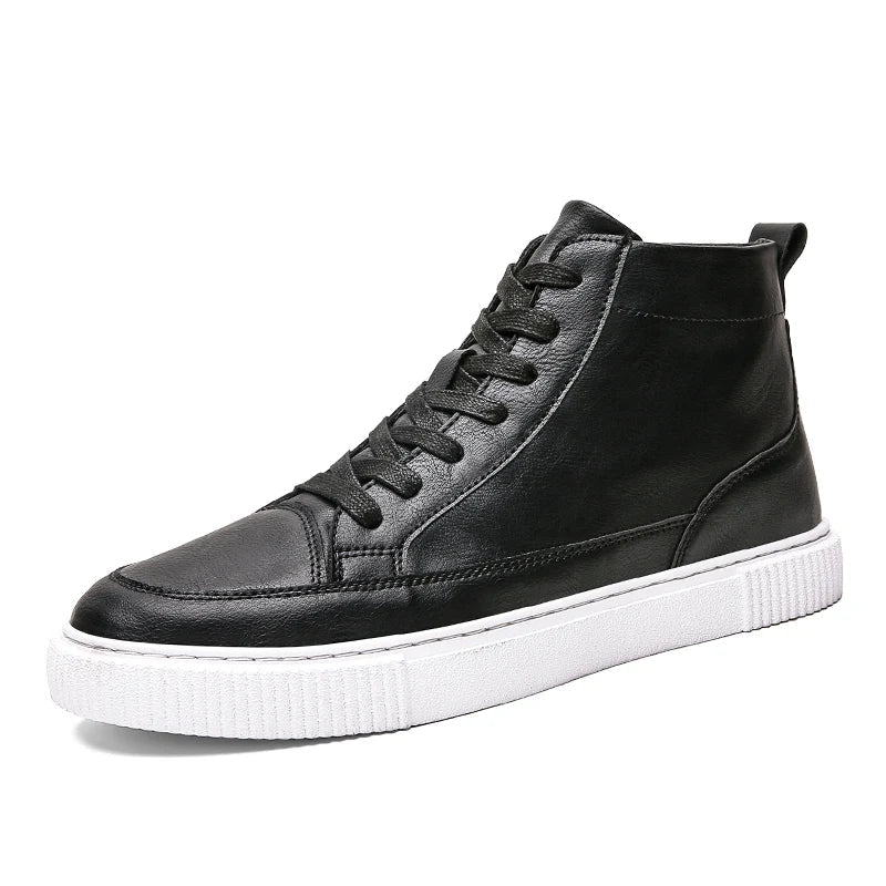 Oliver High Top Leather Sneakers — Allyours Closet (view 7)