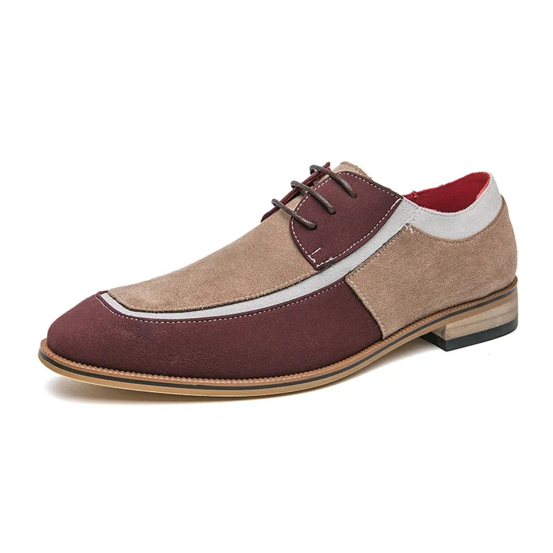 Luciano Suede Dress Shoes — Allyours Closet (view 10)