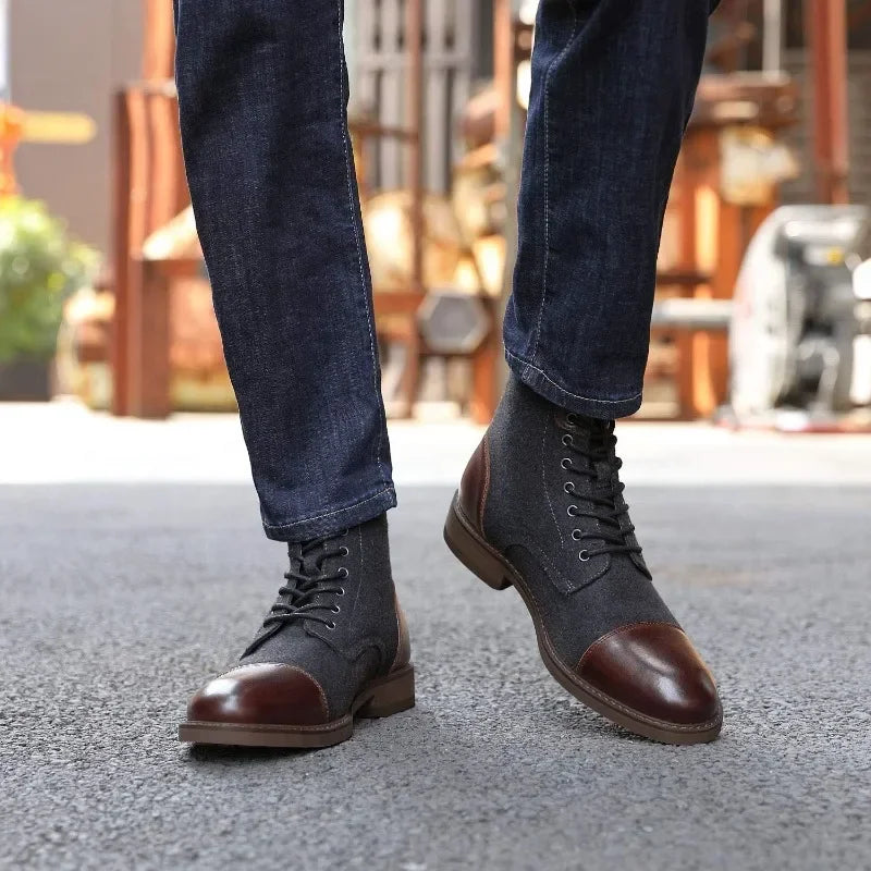 Montagne Patchwork Boots — Allyours Closet (view 2)