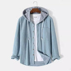 Mason Corduroy Hooded Shirt — Allyours Closet