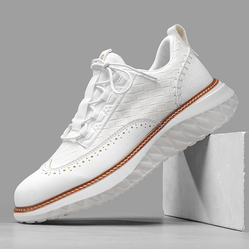 Axis Leather Sneakers — Allyours Closet (view 5)