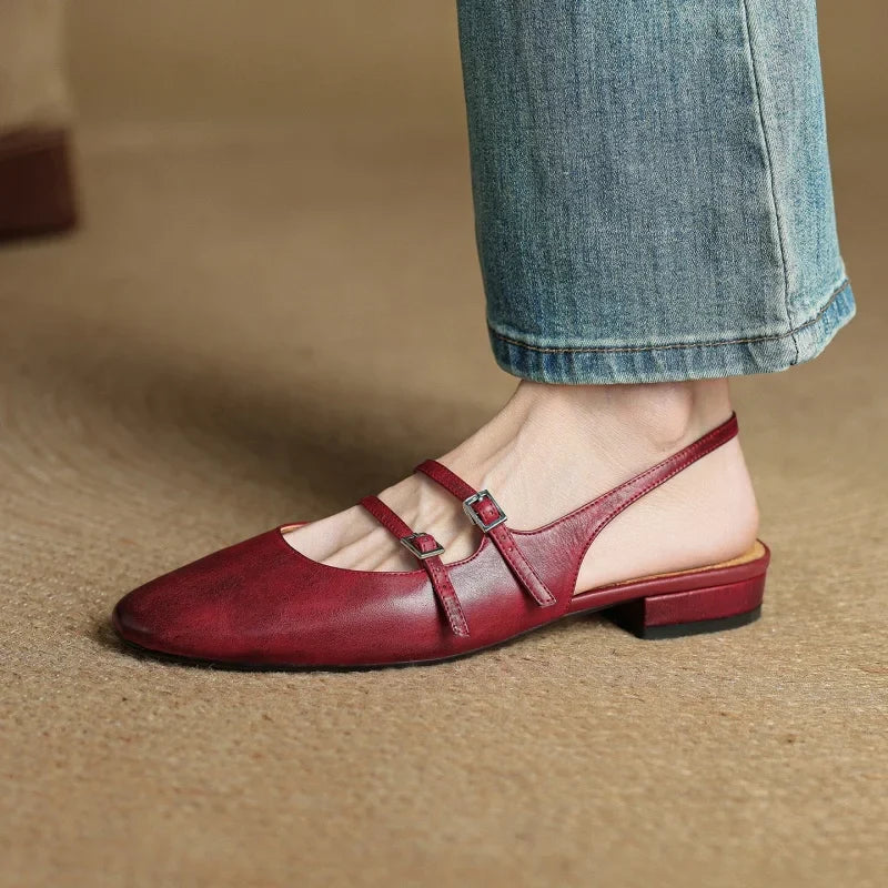 Hilton Leather Flats — Allyours Closet