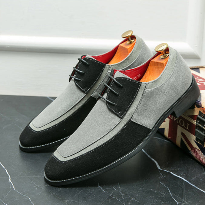 Luciano Suede Dress Shoes — Allyours Closet (view 2)