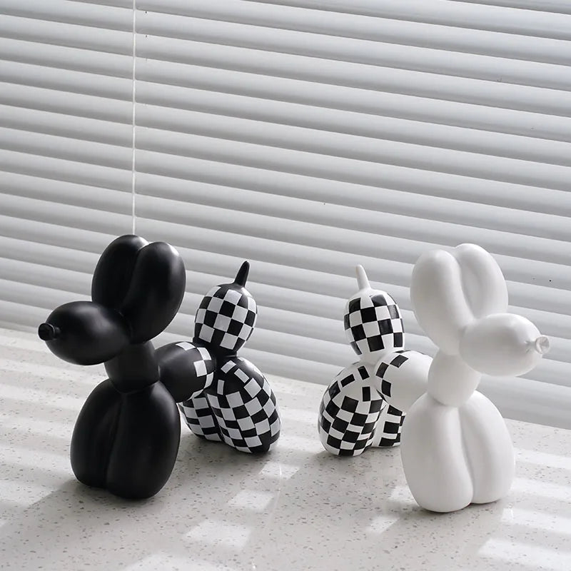 Checkerboard Balloon Dogs — Allyours Closet (view 4)