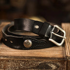 Frontier Cowhide Belt — Allyours Closet (view 4)