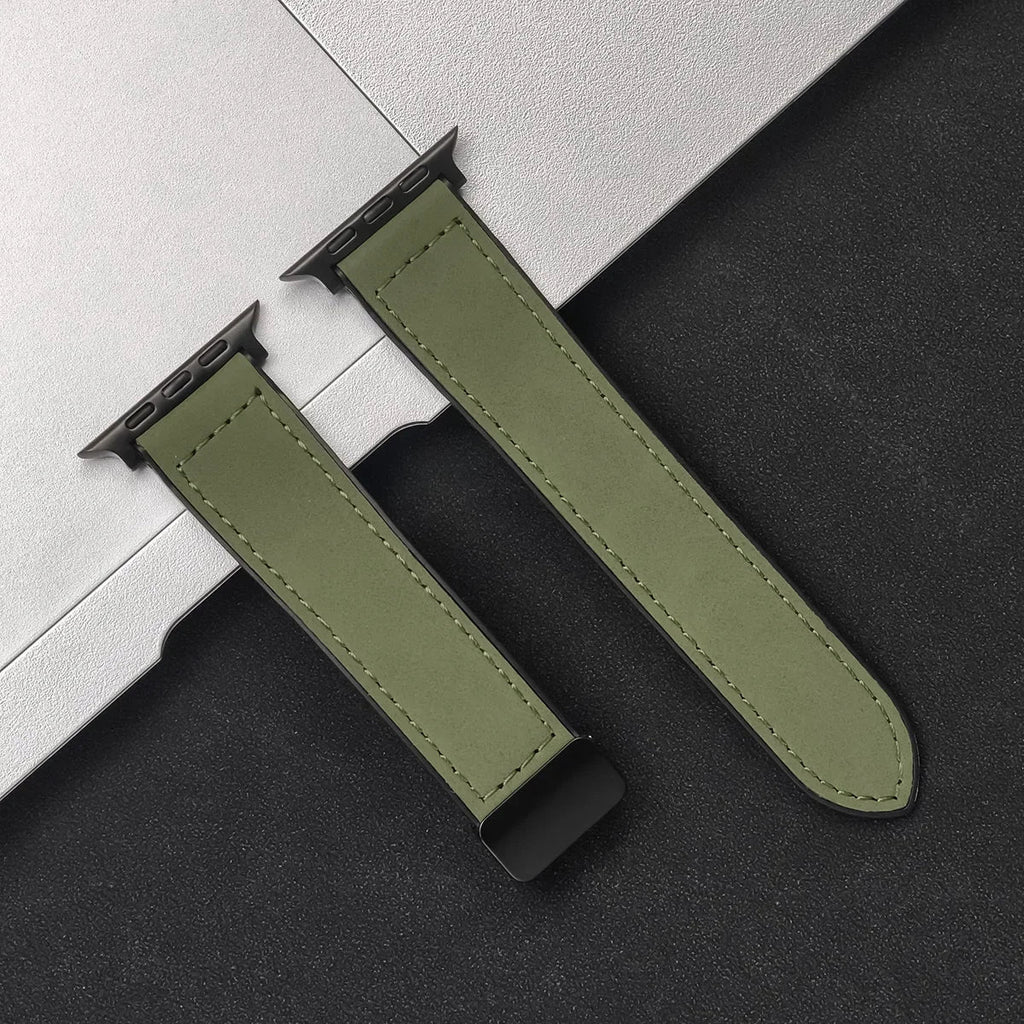 Orion Leather Apple Watch Band — Allyours Closet (view 4)