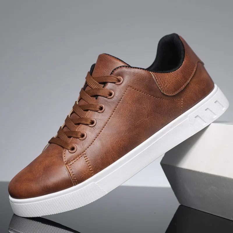 Bastien Leather Sneakers — Allyours Closet