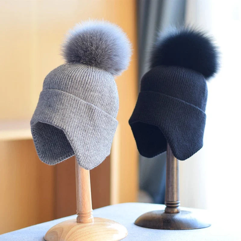 Alpine Pom Beanie — Allyours Closet