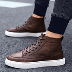 Oliver High Top Leather Sneakers — Allyours Closet (view 2)