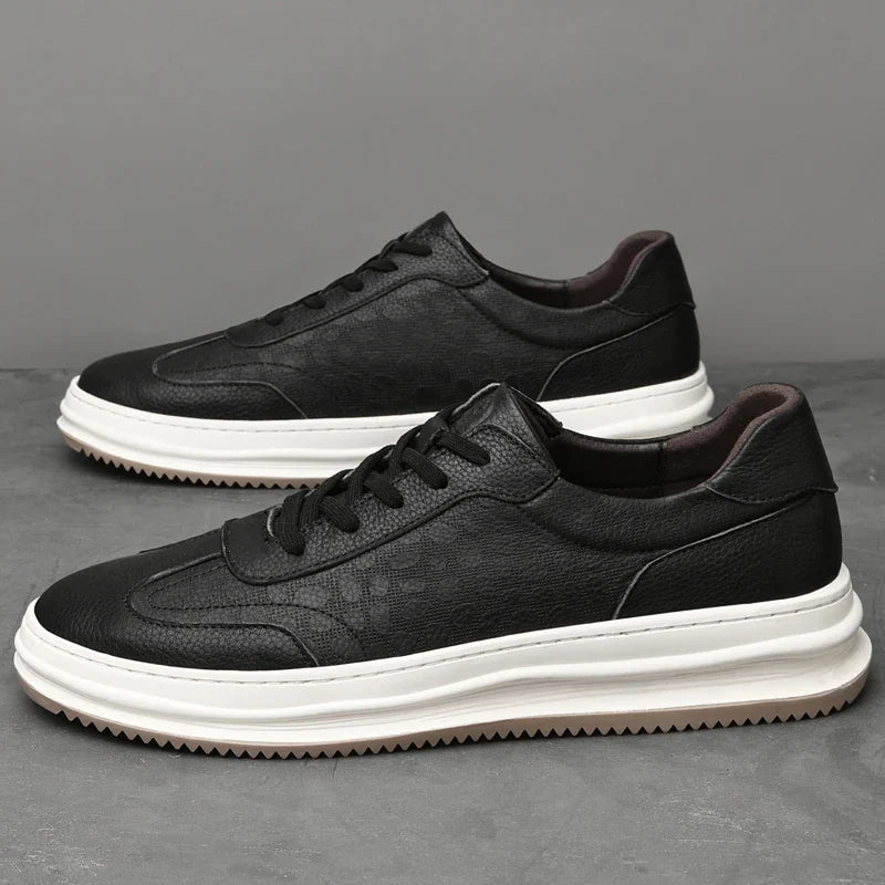 Atticus Leather Sneakers — Allyours Closet (view 8)
