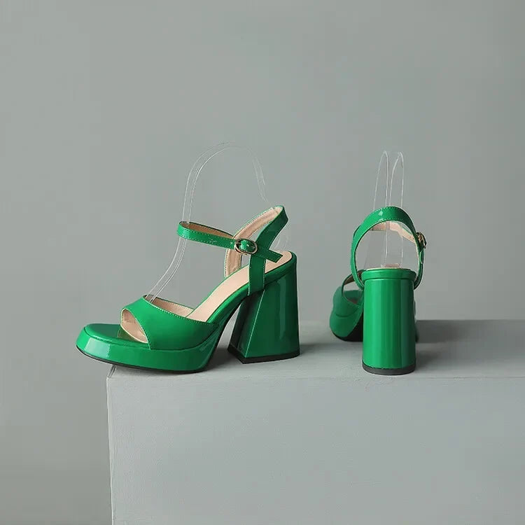 Valetta Gloss Heels — Allyours Closet (view 6)