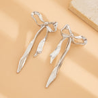Ribbon Bow Earrings — Allyours Closet (view 5)