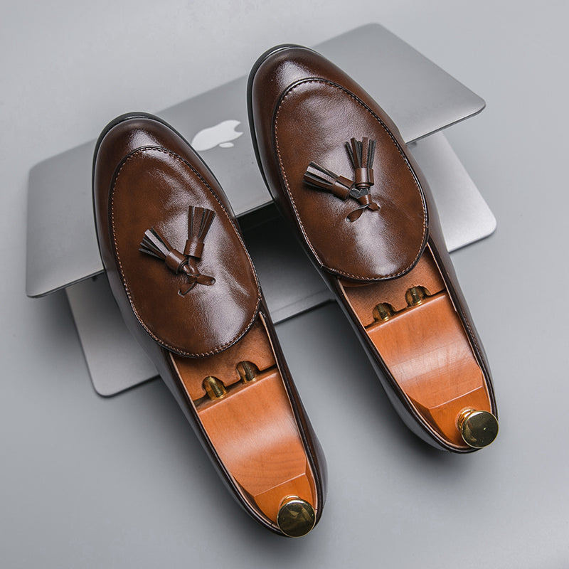 Raffaello Leather Loafers — Allyours Closet
