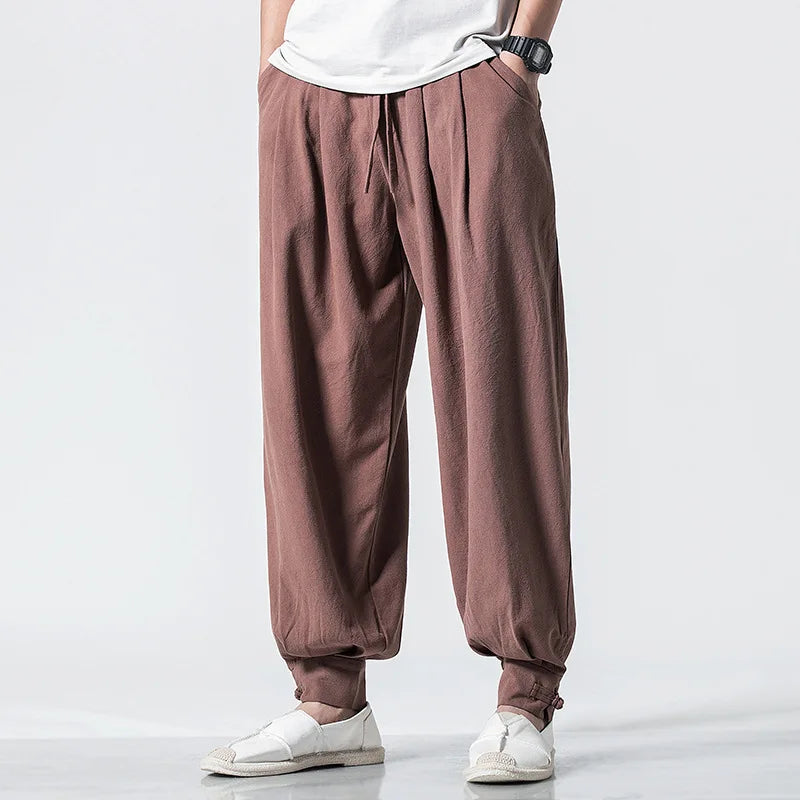 Laguna Linen Joggers — Allyours Closet (view 3)