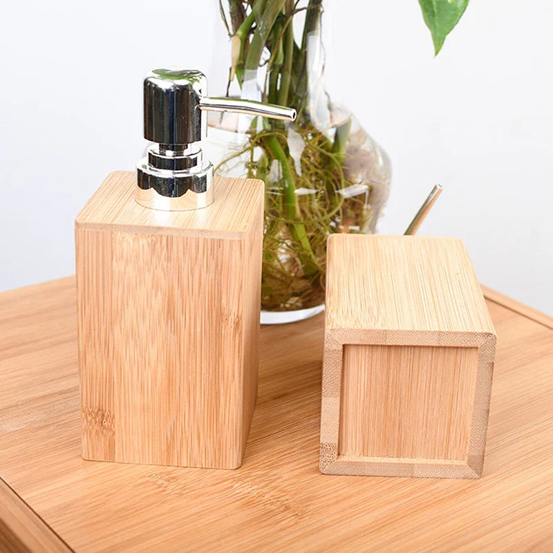 Bamboo Soap Dispenser — Allyours Closet (view 4)