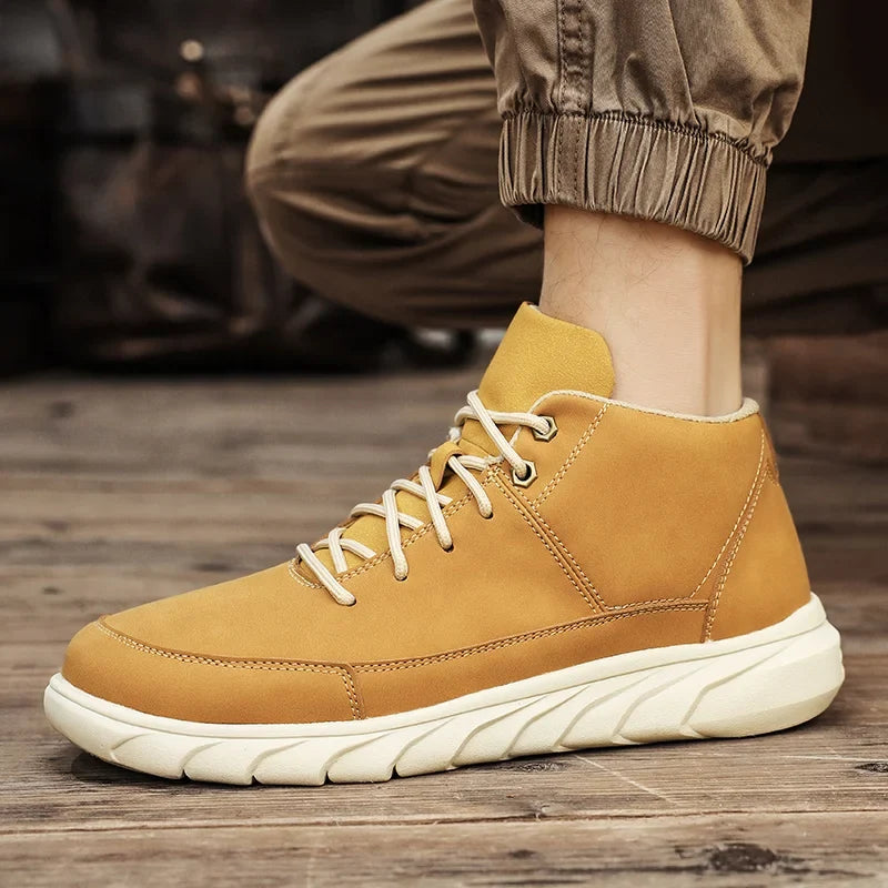 Expedition High-Top Leather Sneakers — Allyours Closet (view 10)