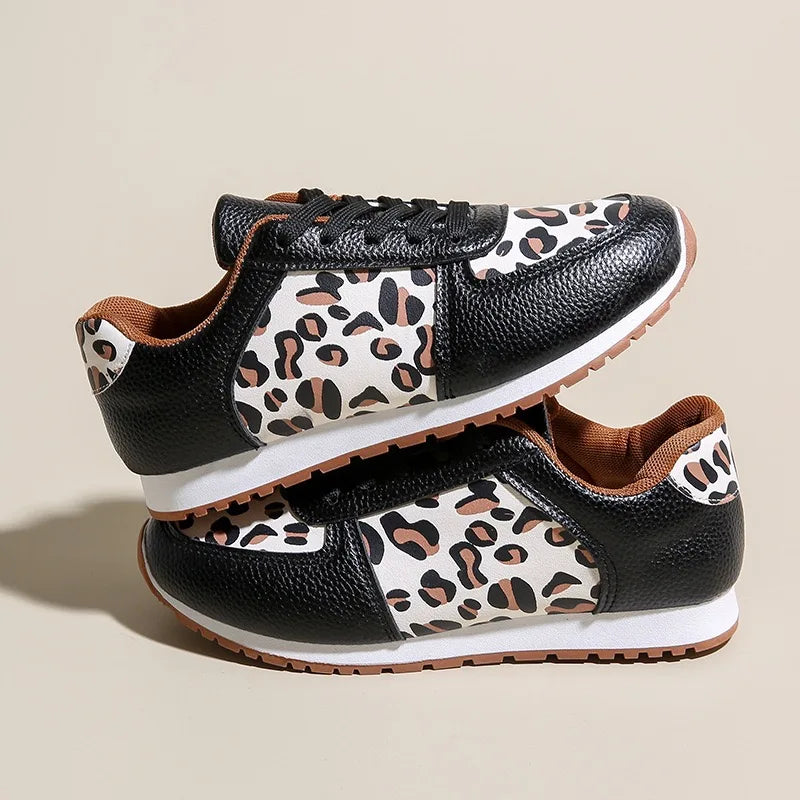 Savannah Leopard Sneakers — Allyours Closet (view 3)
