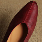 Juliet Genuine Leather Flats — Allyours Closet (view 5)