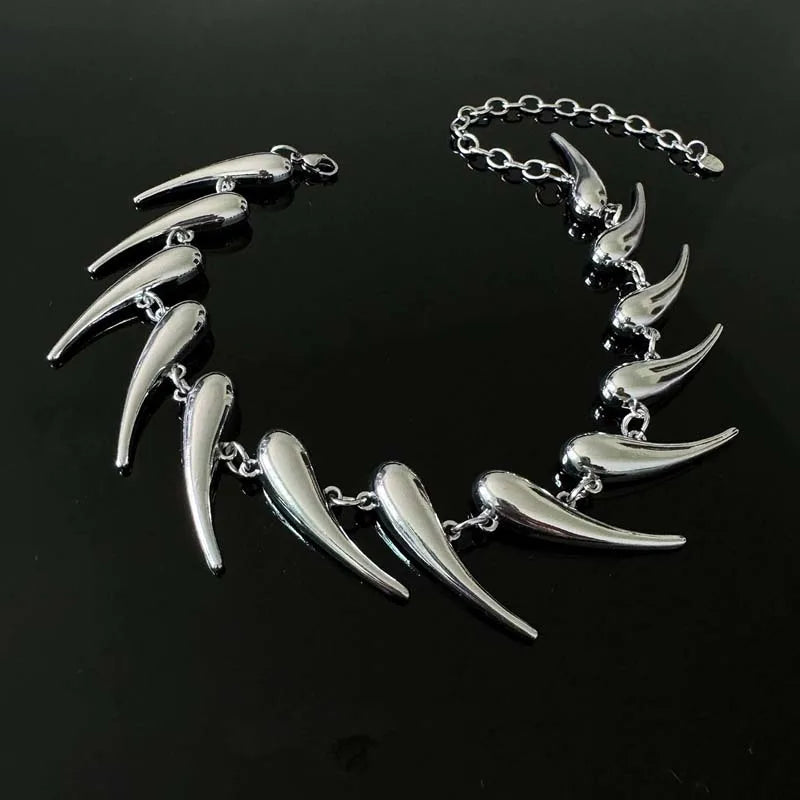 Steel Talon Necklace — Allyours Closet (view 2)