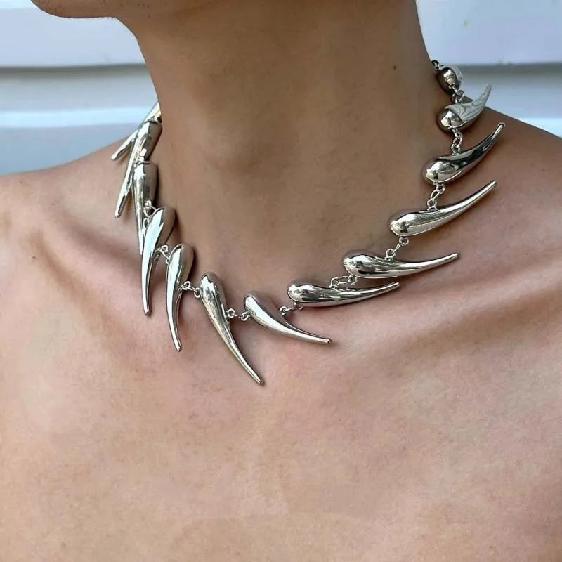 Steel Talon Necklace — Allyours Closet