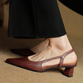 Camille Genuine Leather Heels — Allyours Closet (view 2)