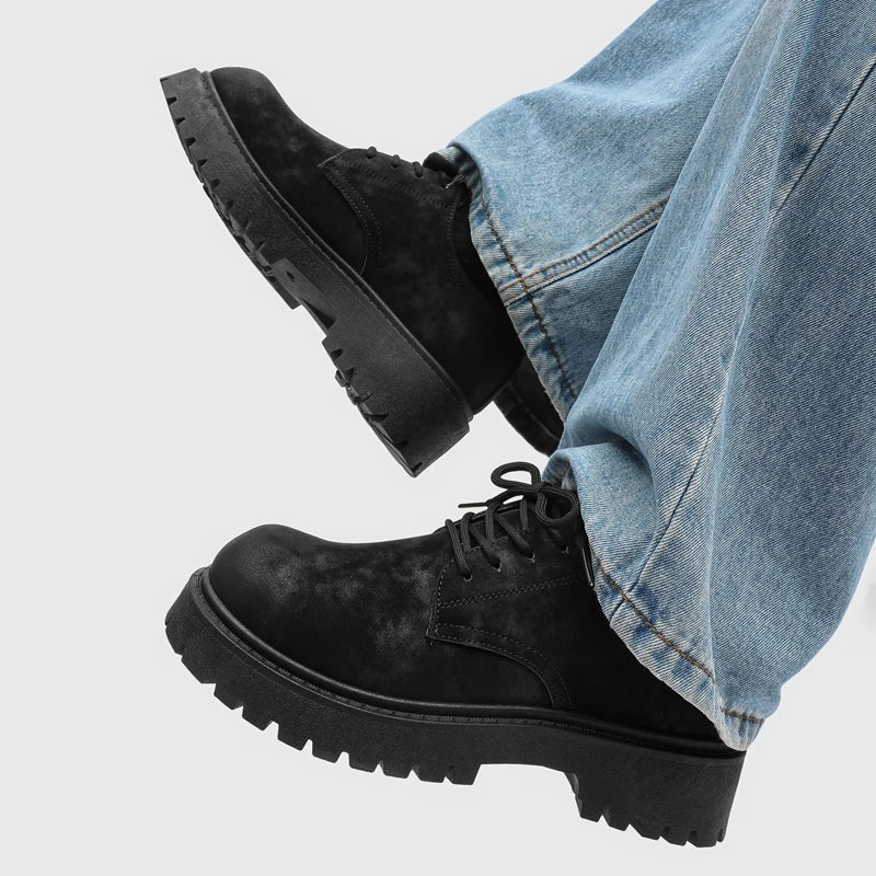 Foundry Suede Derby Shoes — Allyours Closet (view 7)
