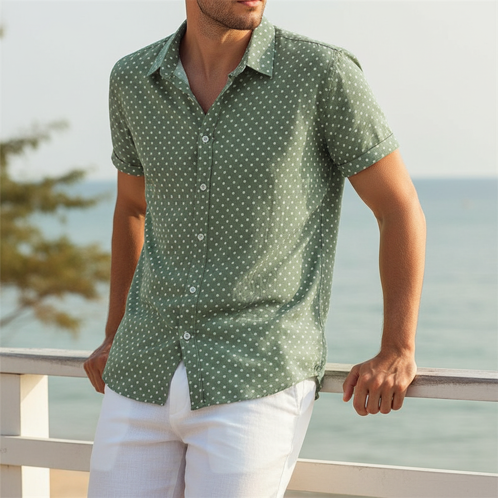 Cabana Short-Sleeve Shirt — Allyours Closet (view 3)