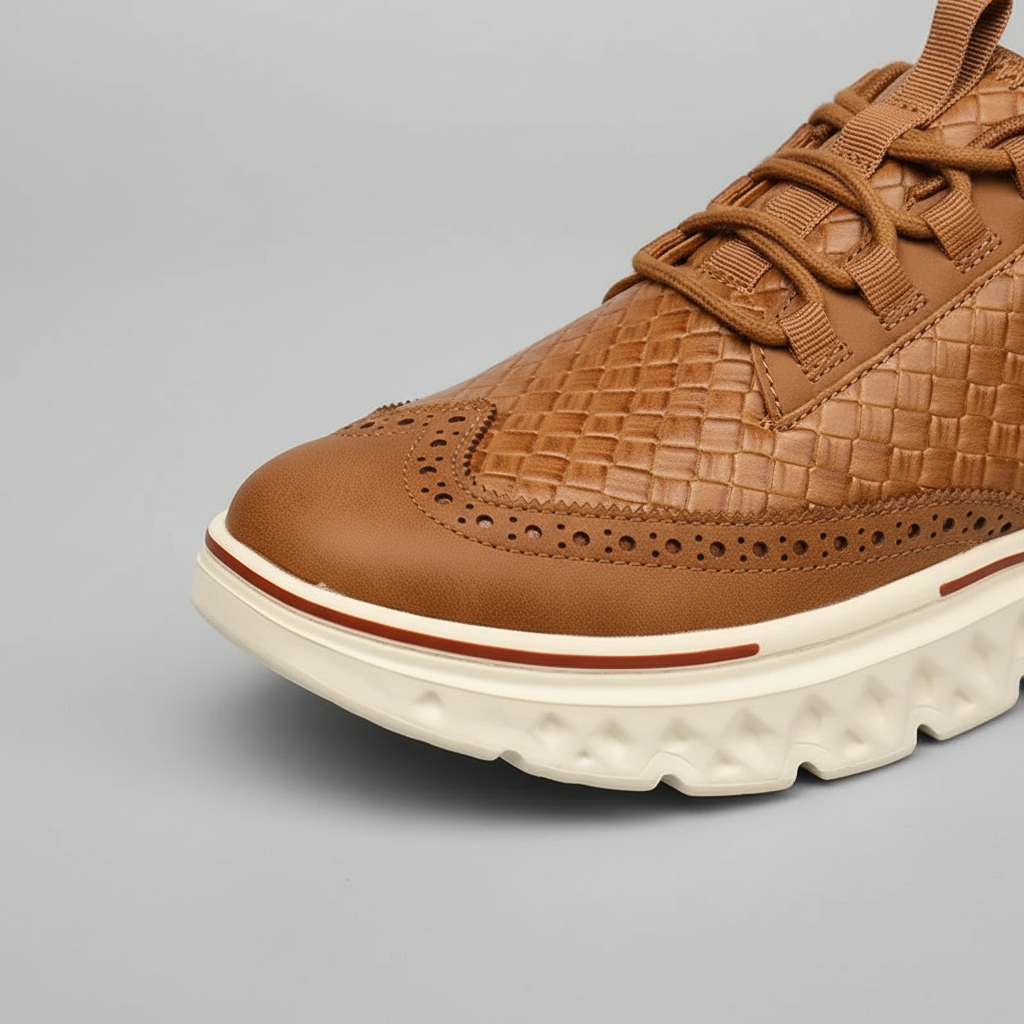 Forge Leather Sneakers — Allyours Closet (view 8)