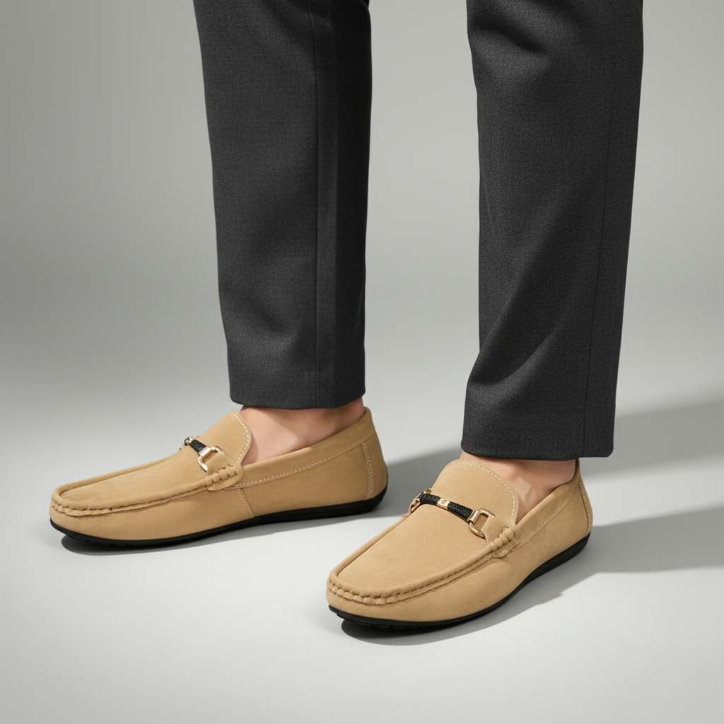Bellano Suede Loafers — Allyours Closet (view 4)