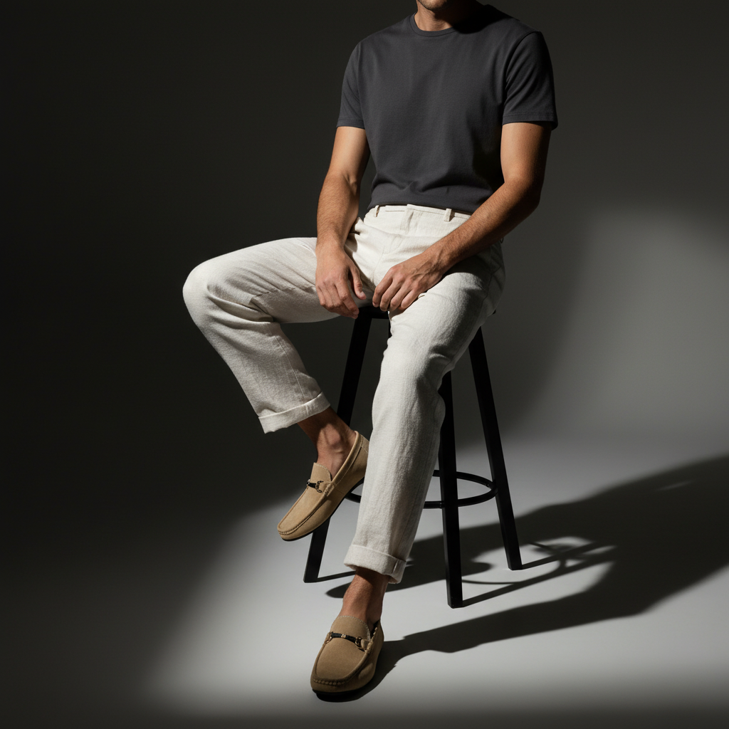 Bellano Suede Loafers — Allyours Closet (view 5)