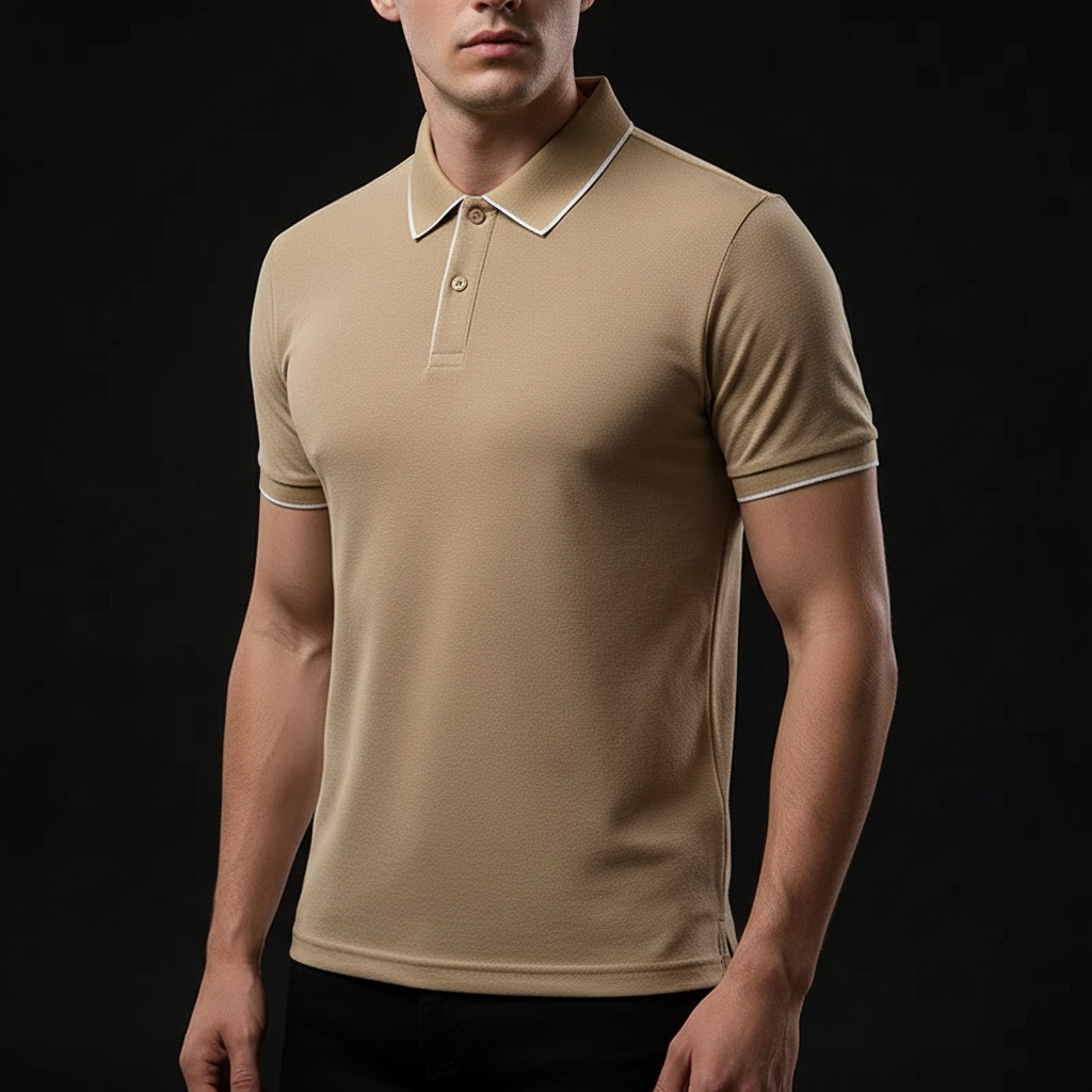Division Knit Polo — Allyours Closet (view 5)