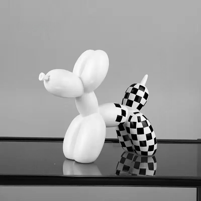 Checkerboard Balloon Dogs — Allyours Closet (view 2)