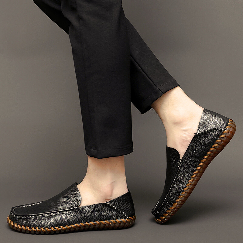 Bennett Leather Loafers — Allyours Closet (view 11)