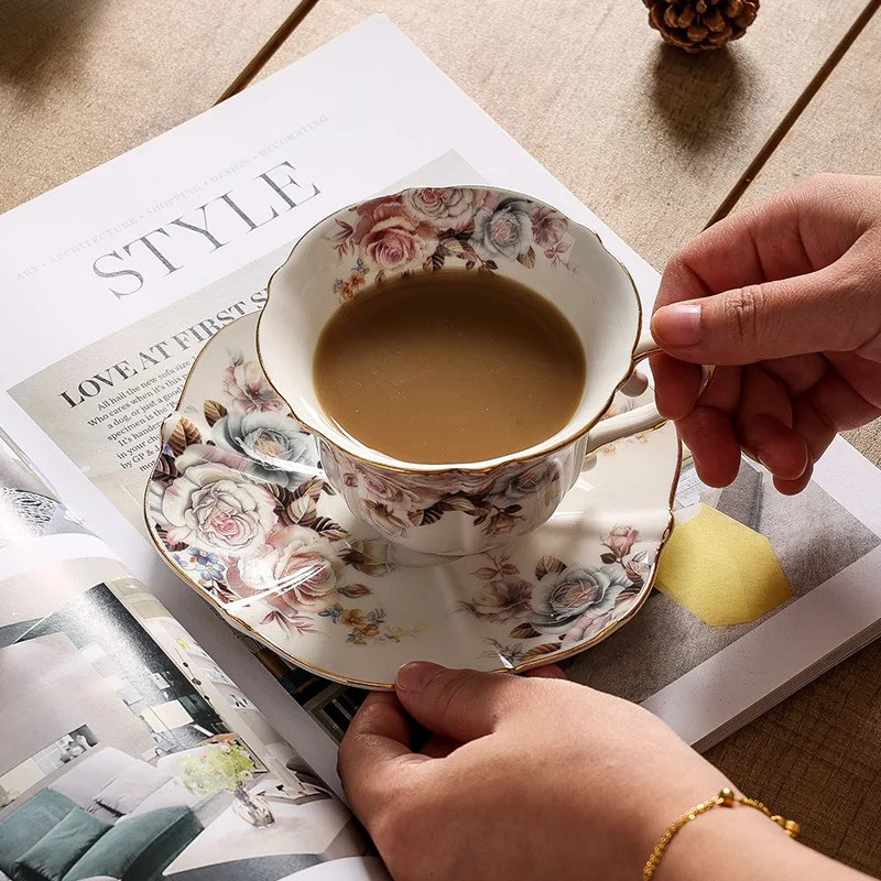 Golden Rose Ceramic Set — Allyours Closet (view 5)