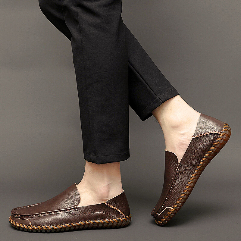Bennett Leather Loafers — Allyours Closet (view 9)