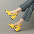 Valetta Gloss Heels — Allyours Closet