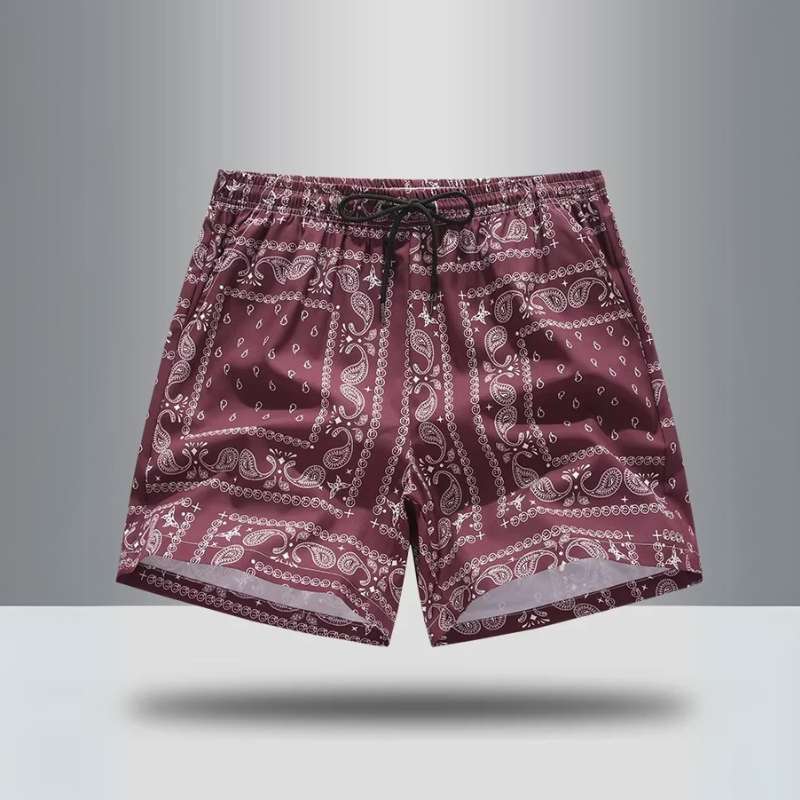 Legends Paisley Athletic Shorts — Allyours Closet (view 2)
