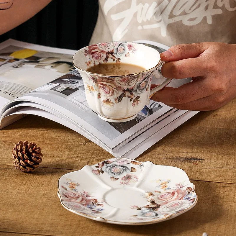 Golden Rose Ceramic Set — Allyours Closet (view 4)