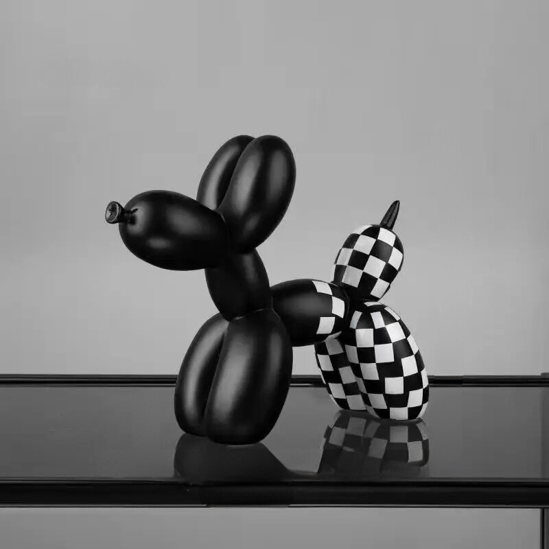 Checkerboard Balloon Dogs — Allyours Closet (view 3)