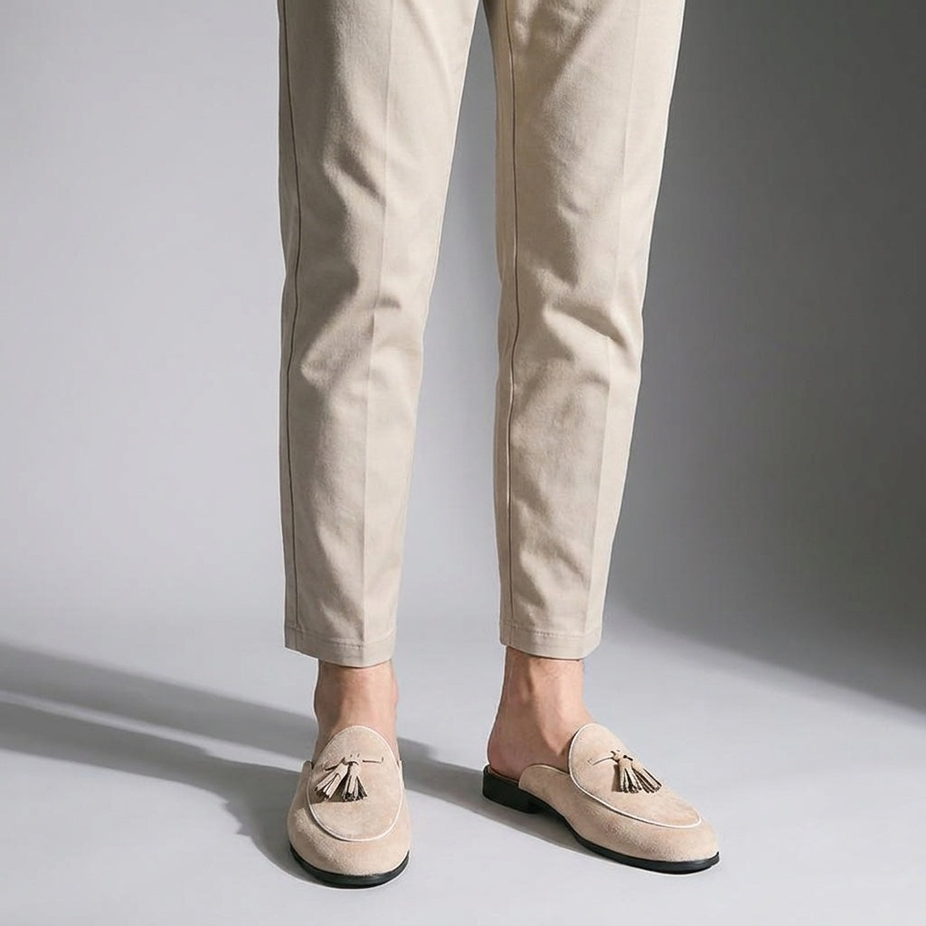Fasano Suede Mules — Allyours Closet (view 4)