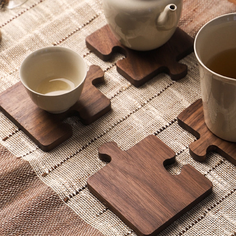 Puzzle Piece Coaster Set — Allyours Closet