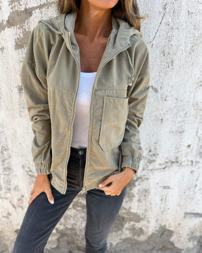 Bérengère | Hooded Oversized Understated Coat — Allyours Closet (view 3)