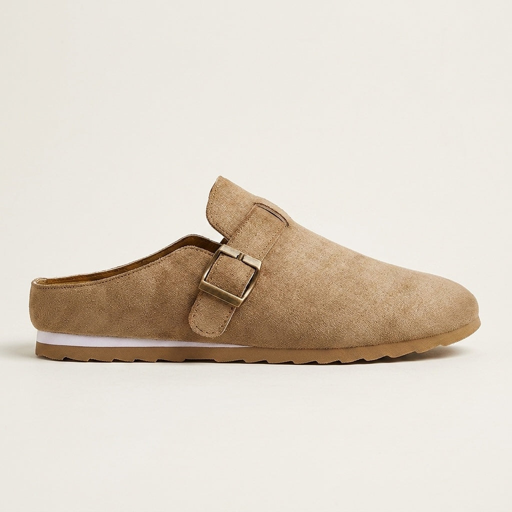 Landon Suede Mules — Allyours Closet (view 3)