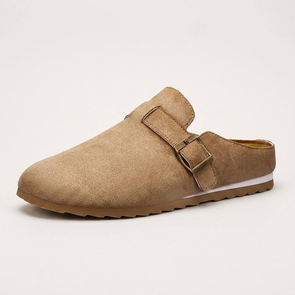 Landon Suede Mules — Allyours Closet (view 2)